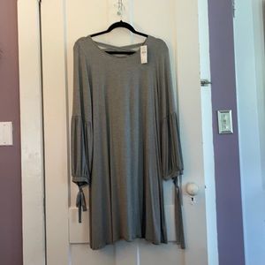 American Eagle Black & white striped dress